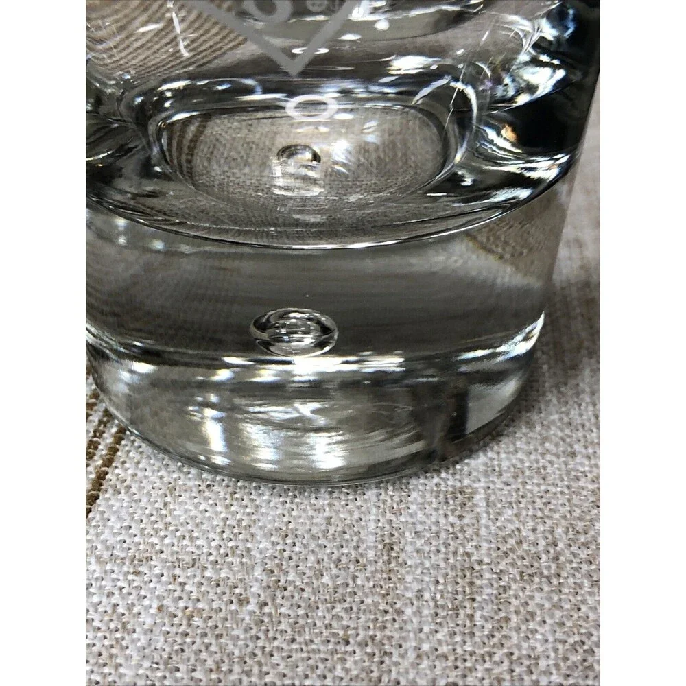 Baileys Original Irish Cream, Bubble Base Rocks Latte Ring Logo Glasses Set of 2